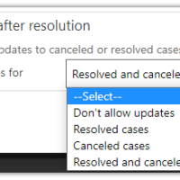 Case update after resolution settings in Dynamics 365 Customer Service Hub